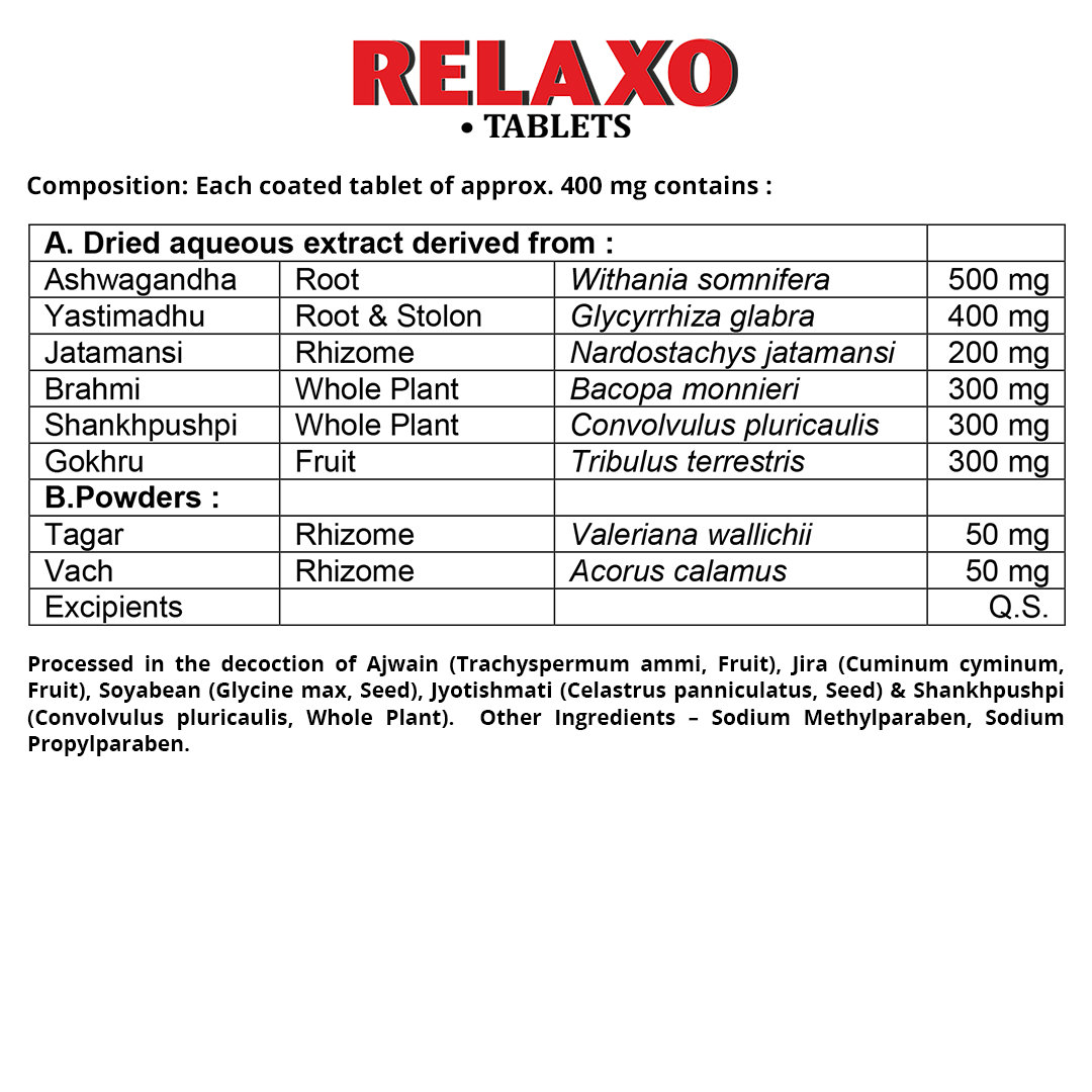 AIMIL Relaxo Tablets (100 Tablets)