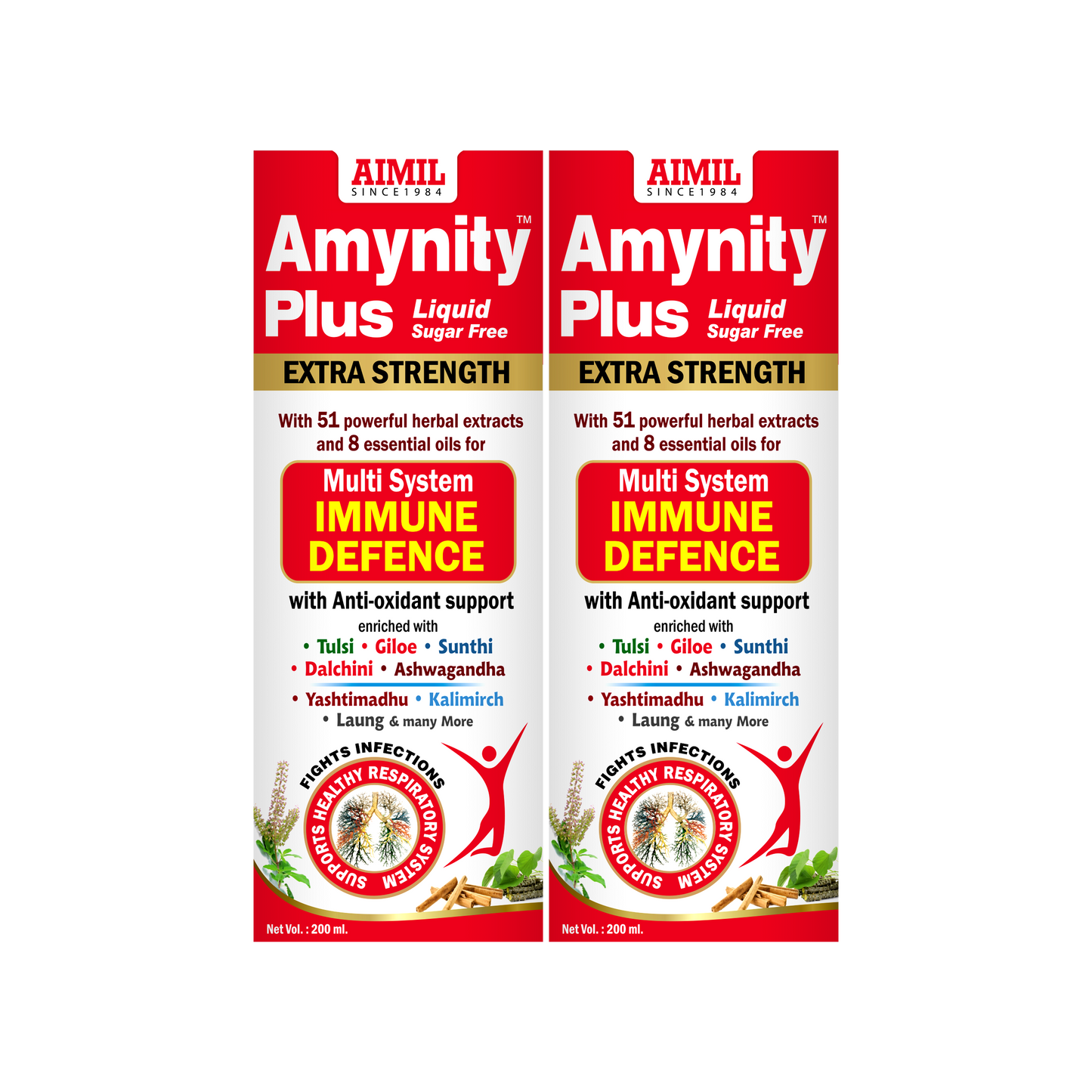 Amynity Plus Syrup Sugar Free (200 ML)